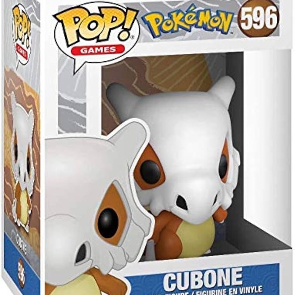SOLDFunko Pop! Games Pokémon Cubone #596 Vinyl Figure NIB Near Mint Box